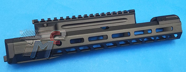 SLR Airsoftworks 11.2inch Light M-LOK EXT Extended Handguard Rail for Tokyo Marui AKM GBB (Black) (By Dytac) Pre-Order - Click Image to Close